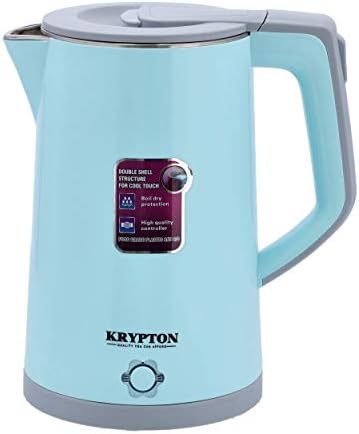 Krypton Double Shell Structure Kettle, Liters, Knk6105, Sky