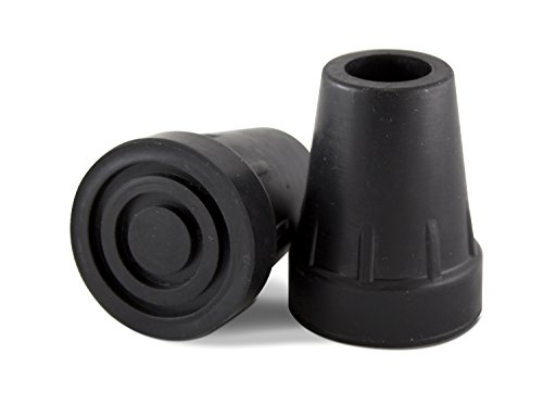 Essential Medical Supply T10058bl Cane Tips, Black, 5/8 Inch