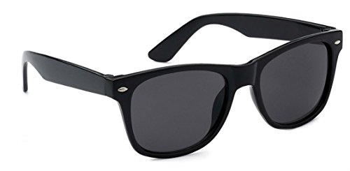 Sunglasses Classic 80's Vintage Style Design (Black Classic)