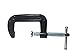 2 Piece 2 Inch C-Clamp Set - Industrial Strength, Quality Iron C Clamps for Woodworking, Welding, and Building by Blue Collar Tools