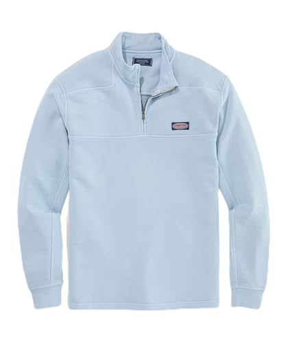 vineyard vines Mens Surf Terry Shep Shirt, Del Mar Blue, XL