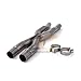 X-Pipe Mid-pipe 2.5 in. for Ford Mustang GT 2015-2018 S550 5.0L V8 Coyote