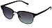 Polaroid Sunglasses Pld1012s Polarized Round Sunglasses, Shiny Black/Gradient Shaded, 54 mm