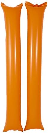 Thunder Sticks Orange Inflatable Noisemakers (25 Pairs)