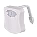 LightBowl Toilet LED Nightlight by Wally's, Motion Activated, Fits Any Toilet, 8 Colors in One Light.