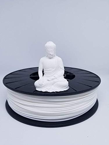 3D Galaxy PLA Filament 1 kg 1.75 mm 3D Printer Roll (White)