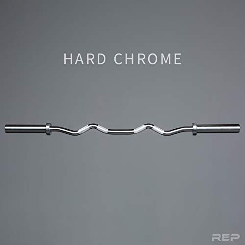 Rep Fitness Hard Chrome EZ Curl Barbell Pricepulse
