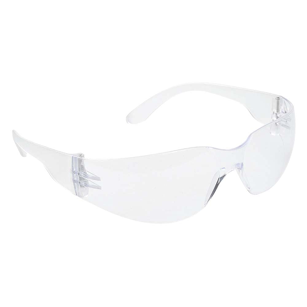 Portwest Wrap Around Spectacle, Color: Clear, Size:, PW32CCL