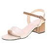 HTHJSCO-Women-Elegant-Sandals-Squard-Heel-Shallow-Mouth-Shoes-Fashion-Pointed-Work-Office-Single-Shoes