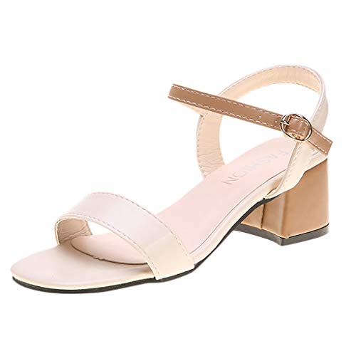 HTHJSCO-Women-Elegant-Sandals-Squard-Heel-Shallow-Mouth-Shoes-Fashion-Pointed-Work-Office-Single-Shoes