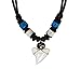 exoticdream Real Shark Tooth Necklace Surfer Hawaiian Beach - Color White Bone