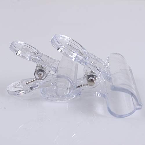Z Zicome 30 Pack Plastic Clear Clips Clamps, 1-1/2 Inch and 2 Inch Sizes - Thumbnail 4