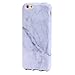 Sannysis Marble Texture Print Cover Case Skin For iPhone 6S (White)