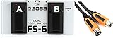 Boss FS-6 Dual Foot Switch + Roland RMIDI-B3 Black
