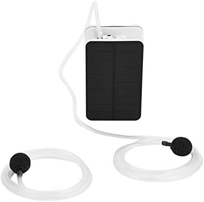 Sanpyl ソーラーパワー防水酸素ポンプ 小型エアーポンプ 防水 水槽ポンプ エアーポンプ酸素 屋外プール池緊急用 水族館 エアレーション装置 ブランド買うならブランドオフ 水槽の酸素提供可能