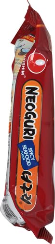 NONG SHIM RAMEN NOODLES, GOURMET INSTANT RAMEN, PREMIUM MICROWAVABLE NOODLE SOUP, NEOGURI SPICY SEAFOOD, 4.2 OUNCE (PACK OF 1)