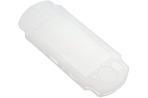 QUEENDREAM for PSP 3000 PSP 2000 Protective Soft Rubber Soft Protective Shell Case Cover PSP2000 PSP3000 (White)
