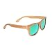Ynport Mens/Womens Polarized Full Charcoal Bamboo Frame Classic Wooden Coated Sunglasses, Vintage Eyewear, Floating in Water