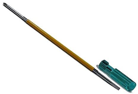 PagKis 2 in 1 34 cm Long Insulated Screw Driver - Phillips Head PH2 and Slotted 6 MM Head