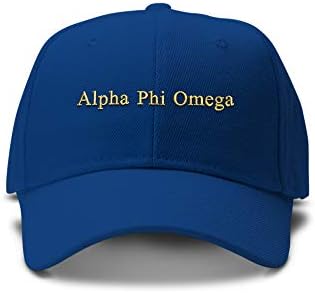 Alpha Phi Omega Small Text Unstructured Low Profile Dad Hat Cap