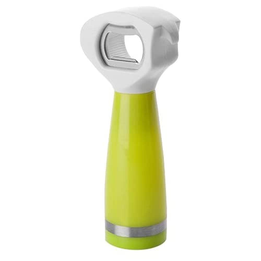 Ibili 3-in-1 Bottle and Tin Opener, Silver/Green/White, 18 cm