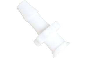 MEETOOT 10pcs Male Luer Lock 5/32" PP Hose Barb Adapter for Laboratory Biochemical/Analytical Instruments, Food Machinery and Aquarium Equipment