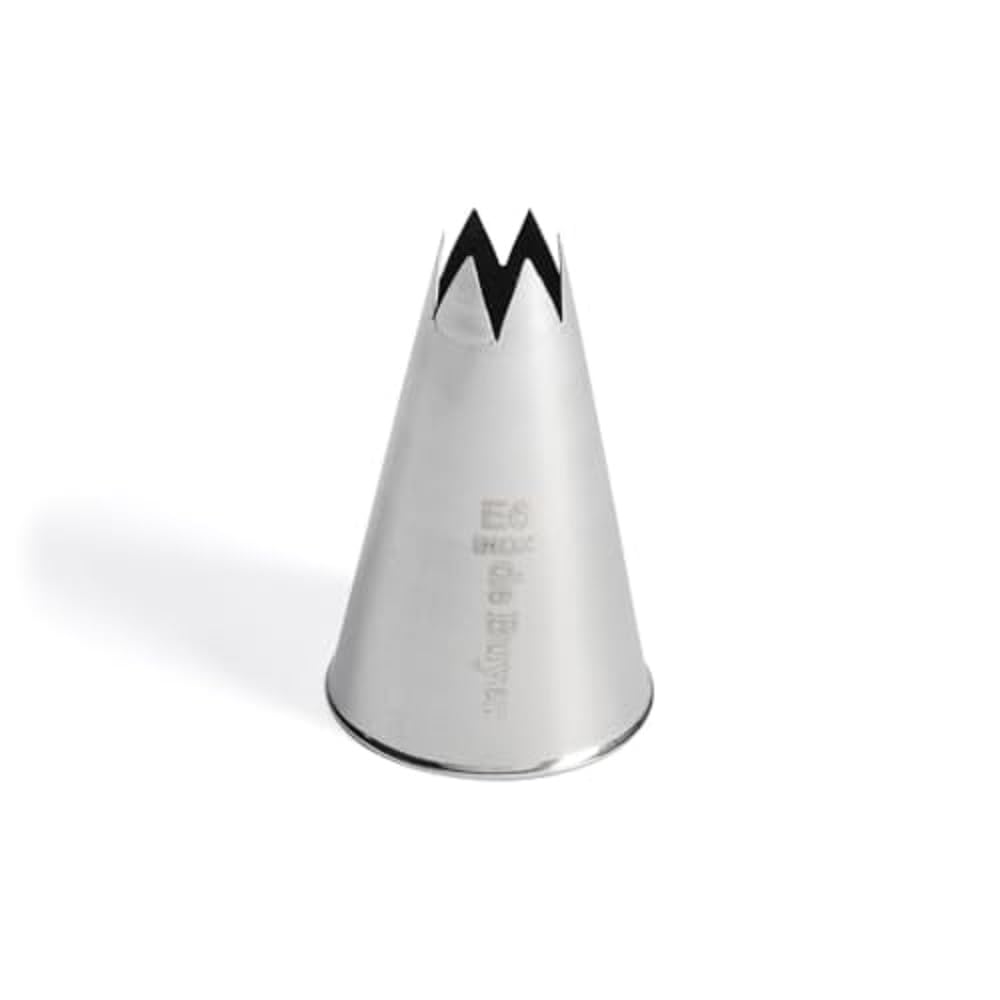 De Buyer 2112.19 N with Fluted E6 with 6 Teeth Seamless Stainless Steel 5.3 cm