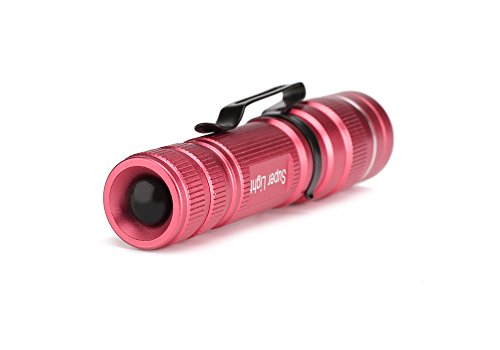 WEIKAILTD Pack of 3,Assorted Colors,300 lumens Mini LED Flashlight with three CREE T5 LED,Adjustable Focus, 3 Modes, Anodized Finish