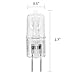 10 Pack Halogen Light Bulb Electric Oil Warmer Bulb Clear Lens Dimmable Q35/G5.3/CL/120V G5.3 JCD 35 Watt 120 Volt Replacement Candle Warmer Oven Microwave Oil Aromatherapy Lamp Incense Diffuser