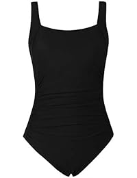 Bañador de una pieza para dama, estilo vintage, para control de barriga