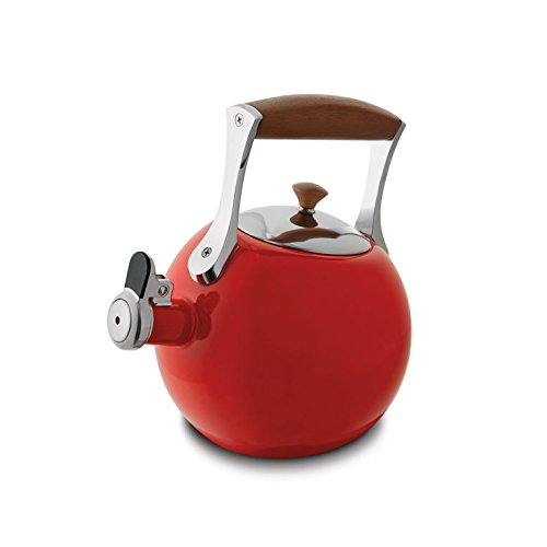 Click Here to See More Images Nambe MT0890 Tea Kettle, Red