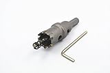 Antrader 23.5mm Metal Cutting Tool Drill Bit Carbide Tipped Hole Saw With Hex