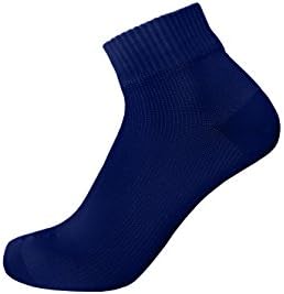 LIGHTWEIGHT 100% Waterproof Socks, Highly Breathable (L (US Men's 8.5-11, Women 10-12), 2 Pairs, Navy)