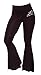 Harley-Davidson Women's Bell Bottom Leggings, H-D Script w/ Lace Detail, Black