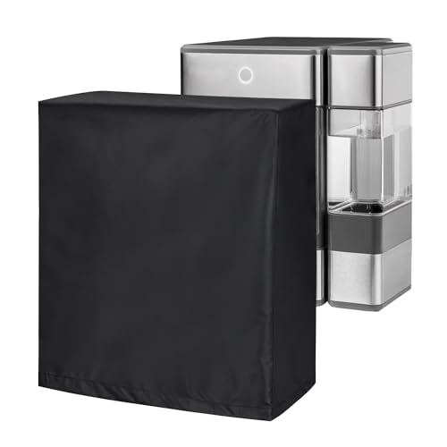 FlexiDapt Nugget Ice Maker Cover, Universal Waterproof Shield for Countertop Appliances in Home, Garage and Office, Black