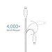 Apple MFi Certified Lightning Cable - Skiva USBLink Braided (3.2 ft / 1m) Sync and Charge 8-pin Cable for iPhone X 8 8Plus 7 6 6s Plus 5s SE, iPad Pro Air Mini, iPod Touch Nano (Black) [Model:CB124]