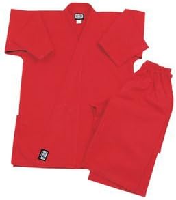 Bold Middleweight 7.5 oz Traditional Karate Uniform - Red