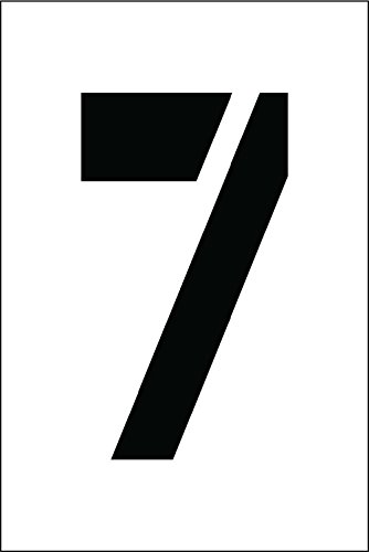 National Marker Corp. PMC4-7 Stencil, Number 7, 4 Inch
