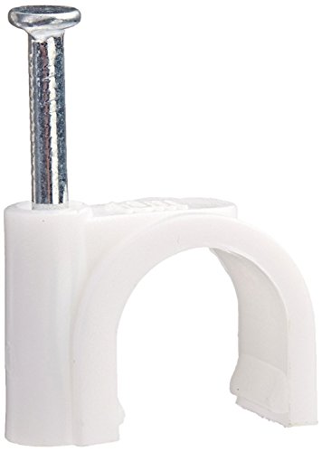 image for PARTH IMPEX Round Cable Wire Clips 4mm (Pack of 400) Cable Management 