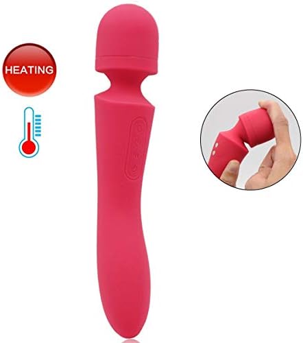 Hand Held Waterproof Personal Therapy Rechargeable Cordless 10 Speeds Magnetic Charging Port Soft Vǐbrǎtǒrs Angle of Your Body Multi-Function Vibrate Wand Relieve Muscle Pain
