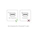 Cable Matters Mini DisplayPort Extension Cable (Mini DP Extension Cable) in White - 6ft, Video Only, Not Compatible with Apple Thunderbolt Display or Other Thunderbolt 2 Devices