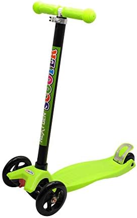 NextGen Scooters 3 Wheeled Beginners Preschool Ride On Kick Scooter, Green
