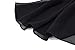STELLE Girls/Womens Chiffon Ballet Wrap Skirt for Dance, Pull On (Black, Kid-S)