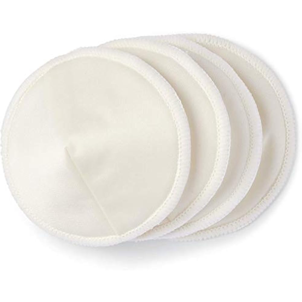 Ameda Contoured Washable Nursing Pads, 10 Pairs (20 Count), Reusable