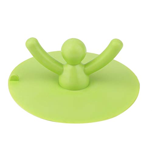 Home Kitchen Washroom Bathroom Shower Waterproof Silicone Sink Plug Water Sink Bathtub Drainage Stopper Tool - Green