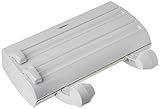 Leifheit 25771 4-in-1 Wall-Mount Paper Towel Holder | Plastic Wrap and Foil Dispenser with Spice Rack | White
