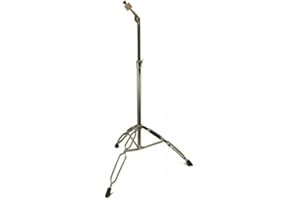 EDM STRAIGHT CYMBAL STAND 5' Heavy Duty Chrome Double Braced Percussion Tripod NEW