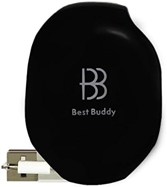 BestBuddy Automatic Cord Winder Cable Organizer for Headphone USB Cable Lightning Cable Tablet and Reader Chargers, Black