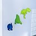 Dinosaur Jurassic Wall Hooks Set of 3 Whimsical Fun Coat Storage Organization for Boys Bedroom Bathroom Towels
