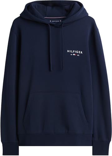 Sudadera Hombre Brand Love Small con Bolsillo Canguro, Azul (Desert Sky), M